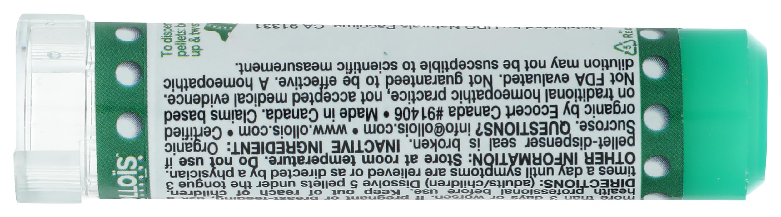 OLLOÏS Arsenicum Album 30C: 80 gránulos para dosis sublingual.