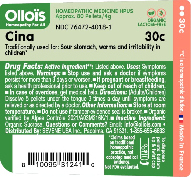 Gránulos de OLLOÏS Cina 30c para disolución sublingual