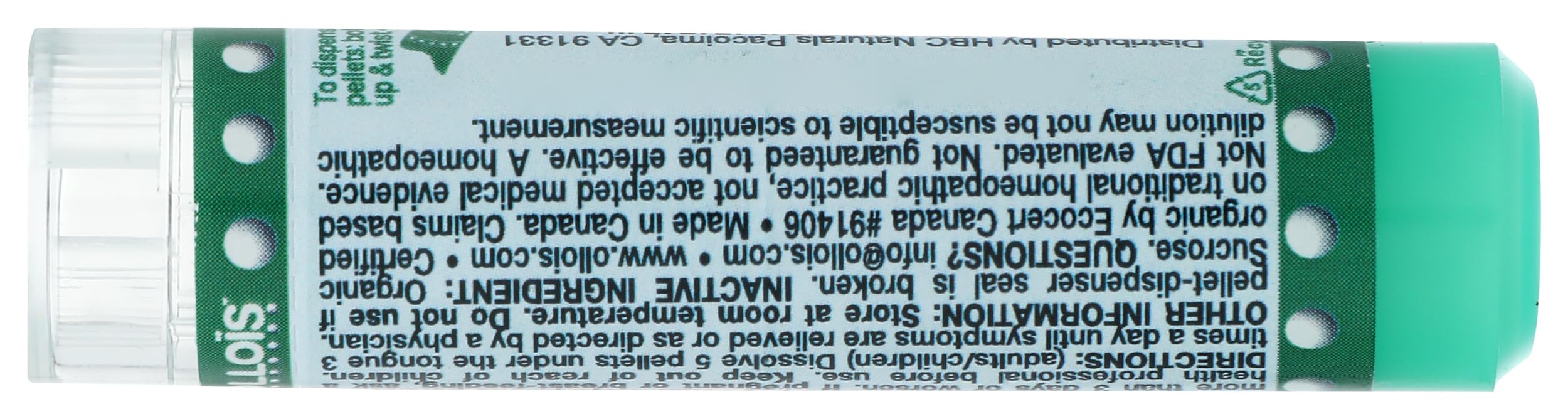 OLLOÏS Arnica Montana: frasco con 80 pellets para uso repetido.