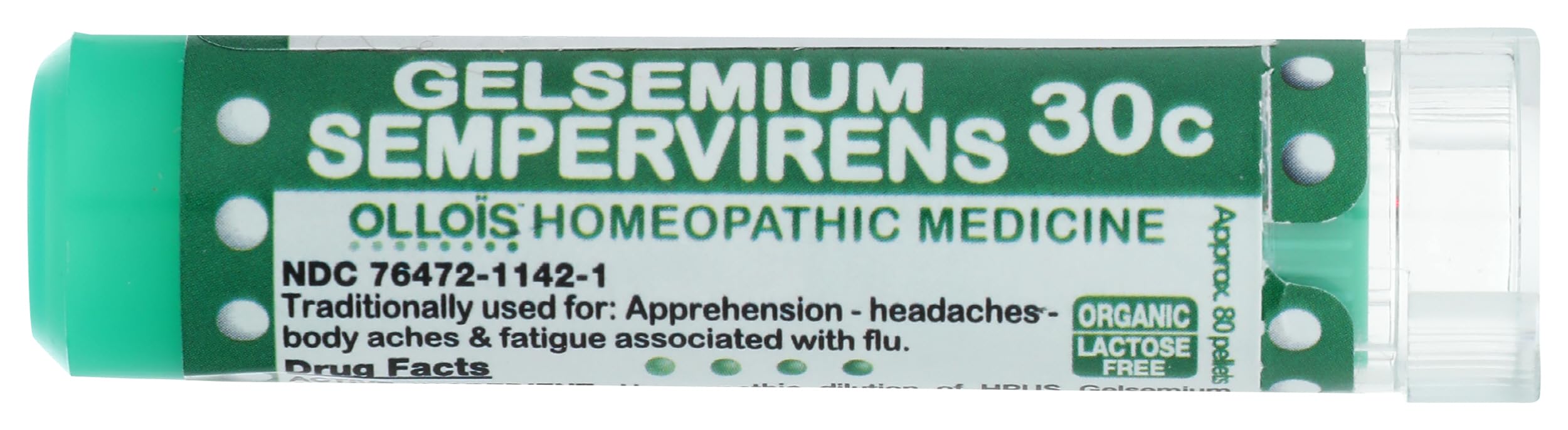 OLLOÏS Gelsemium Sempervirens 30C, envase con 80 gránulos para uso diario