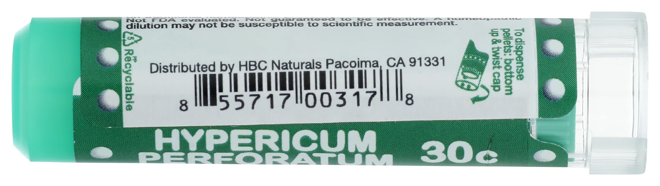 Dosis diaria de 5 gránulos para OLLOÏS Hypericum Perforatum 30c, uso práctico.
