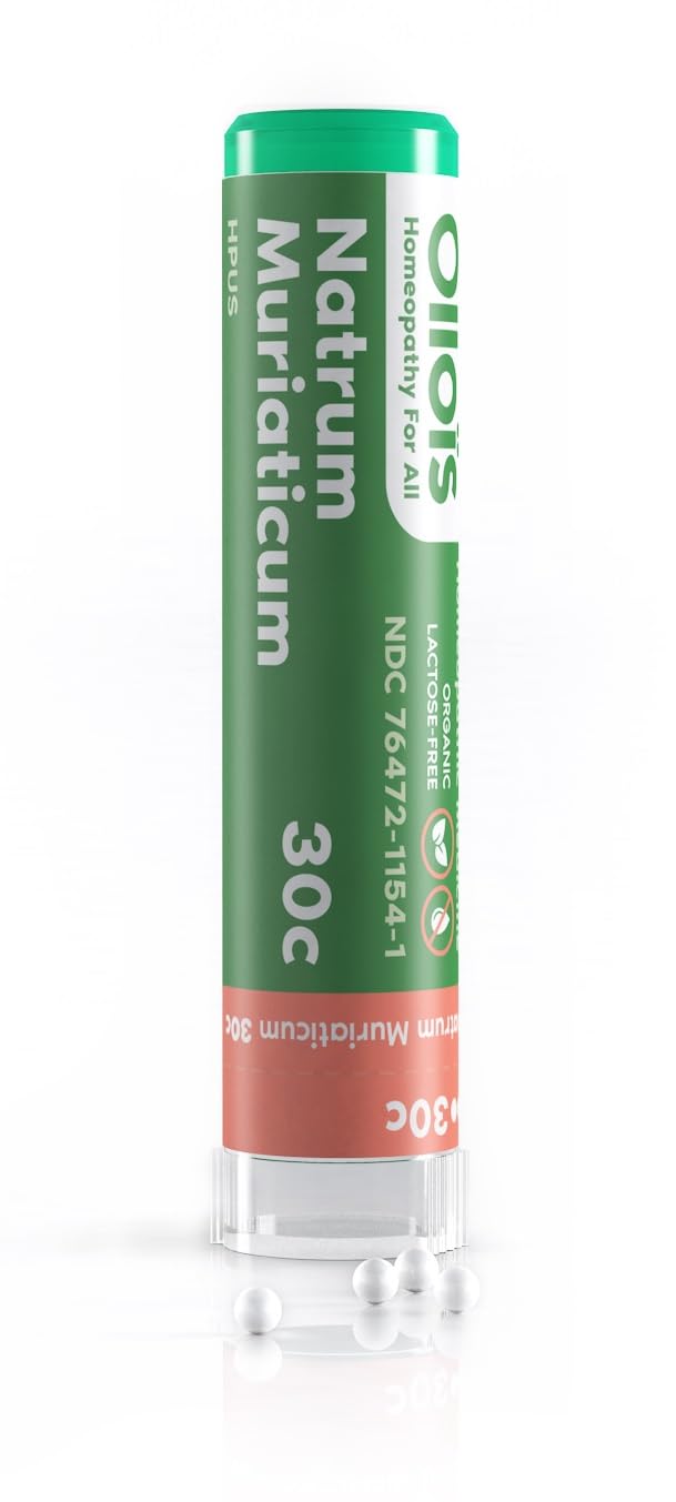 OLLOÏS Natrum Muriaticum 30c: botella con bolitas para uso sublingual