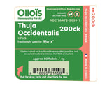 OLLOÏS Thuja Occidentalis 200ck: botella grande para almacenamiento seguro y fácil de usar
