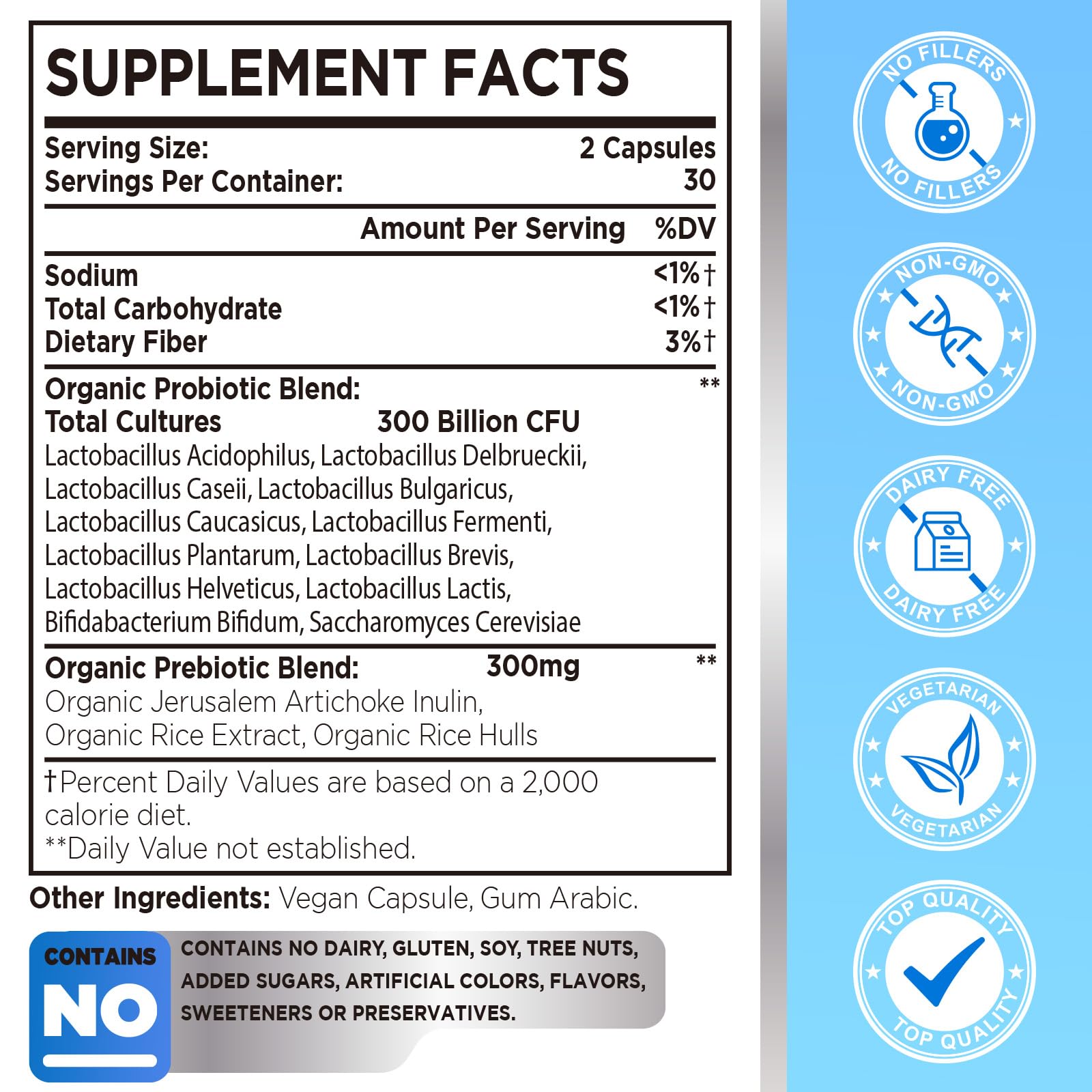 OLOBIO: mezcla de 12 cepas para apoyo intestinal y prebióticos.