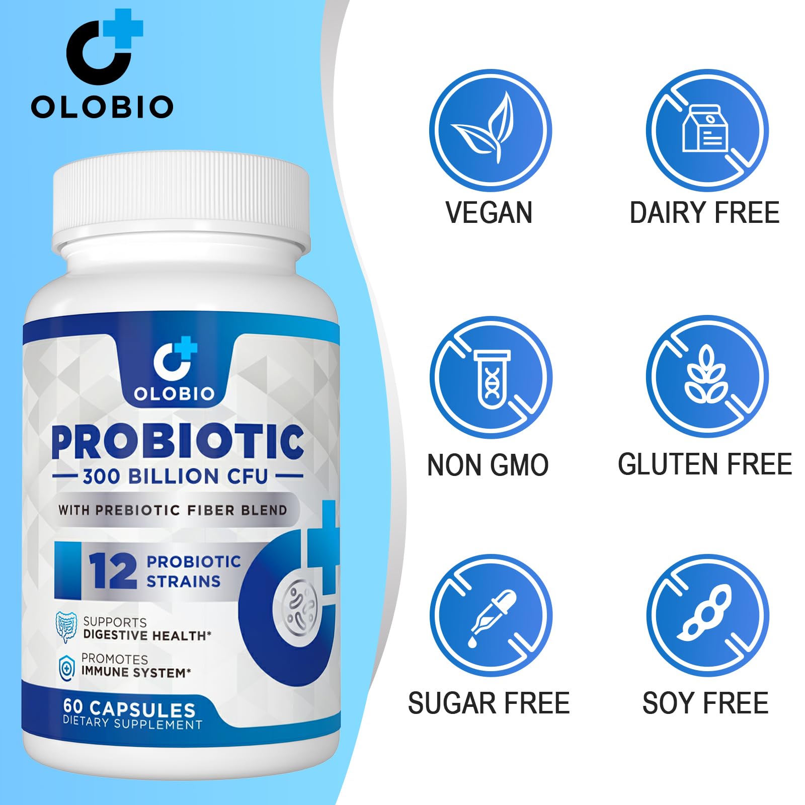 OLOBIO: formula vegana y libre de gluten.