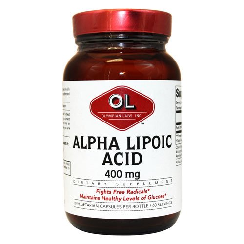 Olympian Labs Alfa Lipoico 400 mg cápsulas para energía diaria y antioxidante