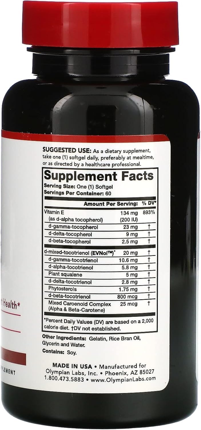 Forma natural Tocomin con mezcla completa de tocoferoles y tocotrienoles