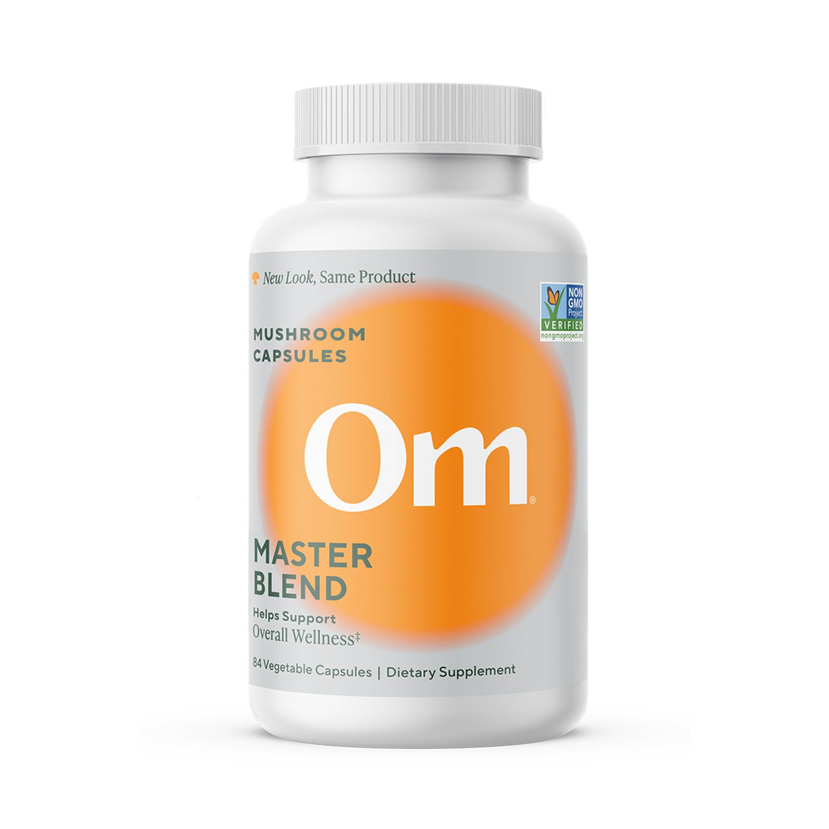 Om Master Blend cápsulas en botella: apoyo a la inmunidad y salud intestinal