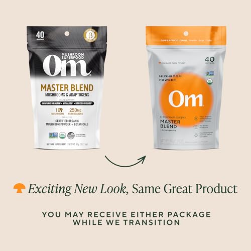Om Master Blend preparado para café matutino, energía suave