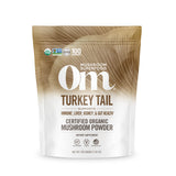 OM MUSHROOM SUPERFOOD Cola de Pavo polvo orgánico en empaque para uso diario