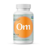 OM MUSHROOM RELAX cápsulas en botella para apoyo diario ante el estrés