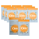 OM MUSHROOM SUPERFOOD Master Blend proteína vanilla en sachets para energía diaria.