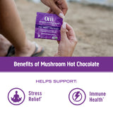 Polvo de hongo OM MUSHROOM SUPERFOOD, ingrediente funcional para bienestar diario.