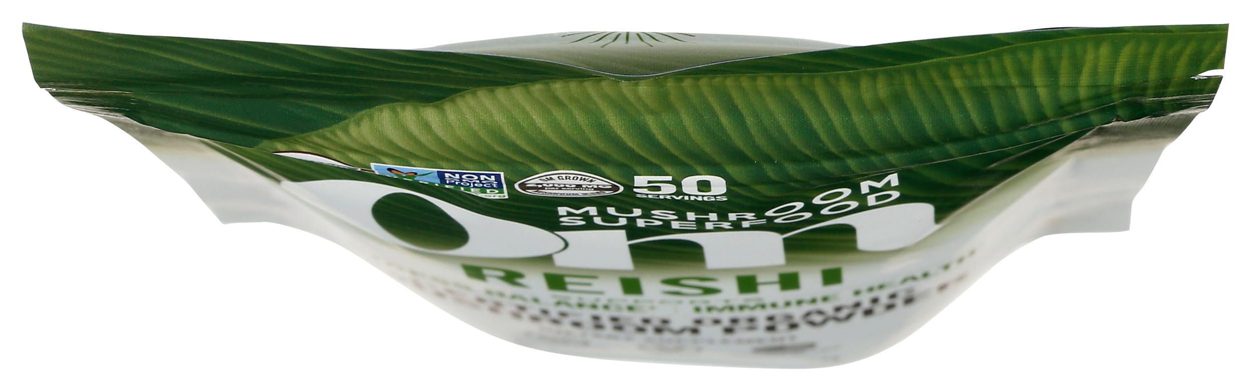 OM MUSHROOM SUPERFOOD Reishi en pote orgánico, porciones para uso diario.