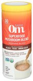 OM MUSHROOM SUPERFOOD taza caliente con polvo para una experiencia reconfortante