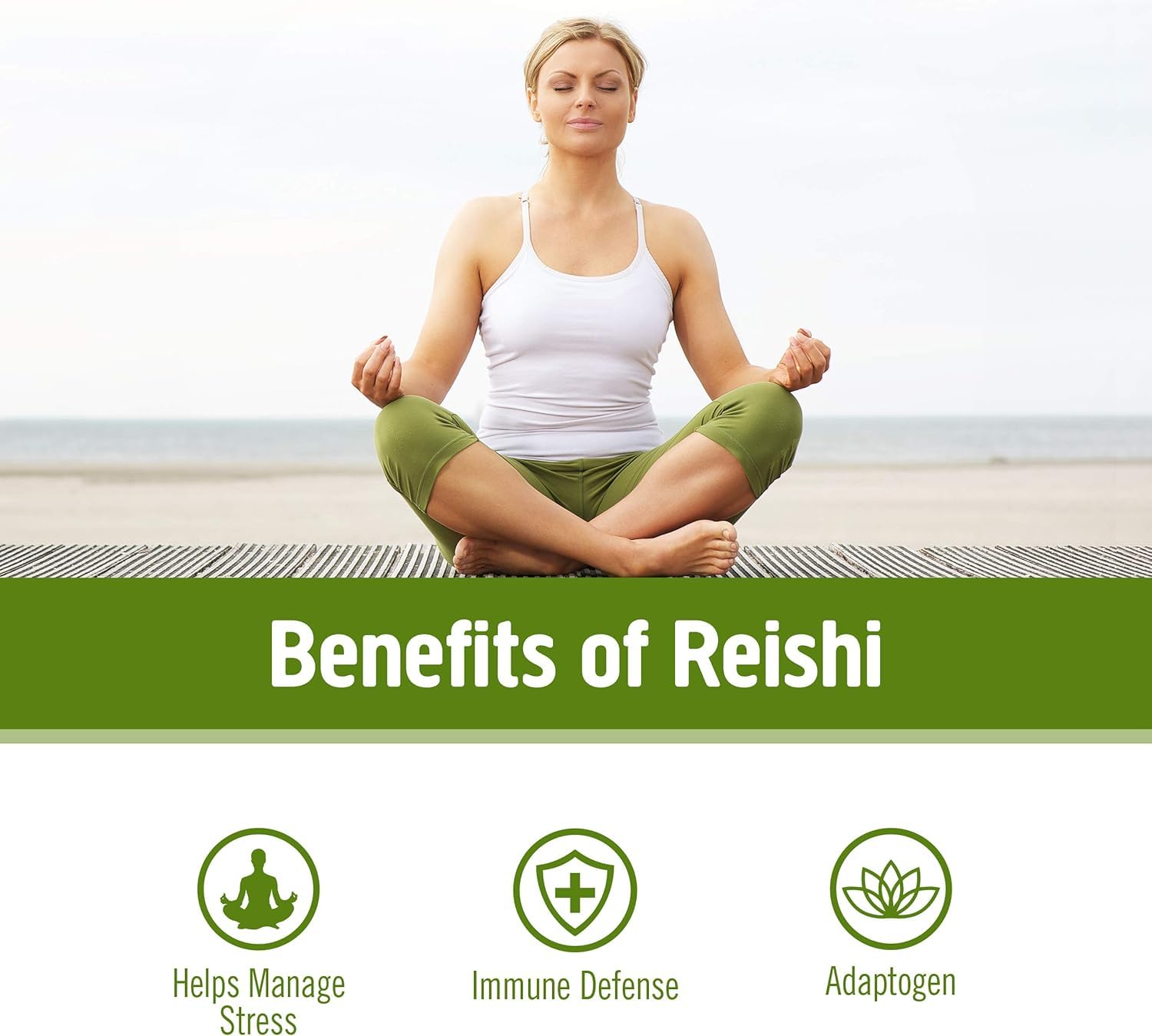 OM MUSHROOM SUPERFOOD Reishi, taza lista para ritual de relajación.