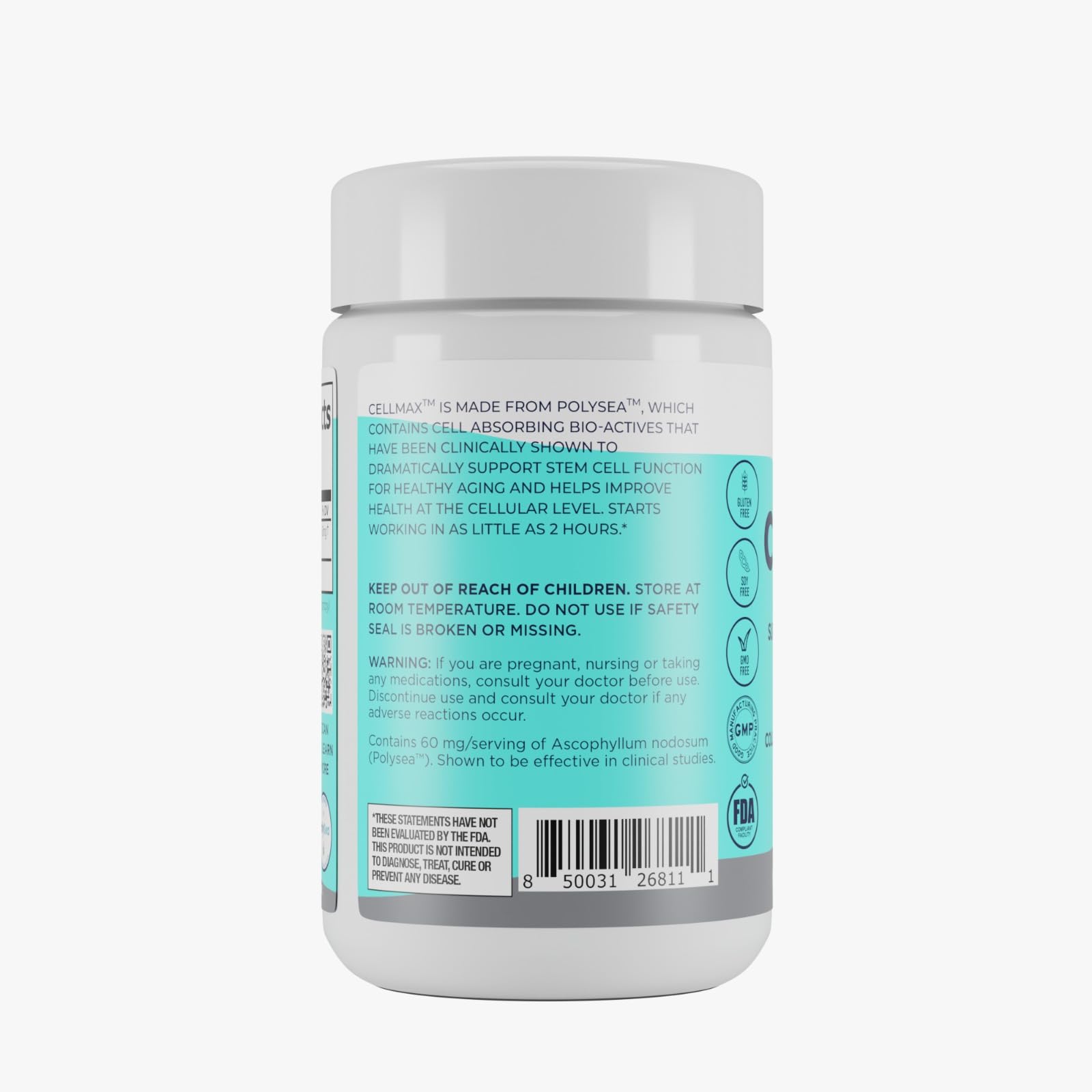 Omax3 Cellmax: algas PolySea para apoyar la producción de colágeno.