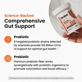 Contiene Lactobacillus acidophilus y enzimas digestivas para apoyar la digestión diaria.