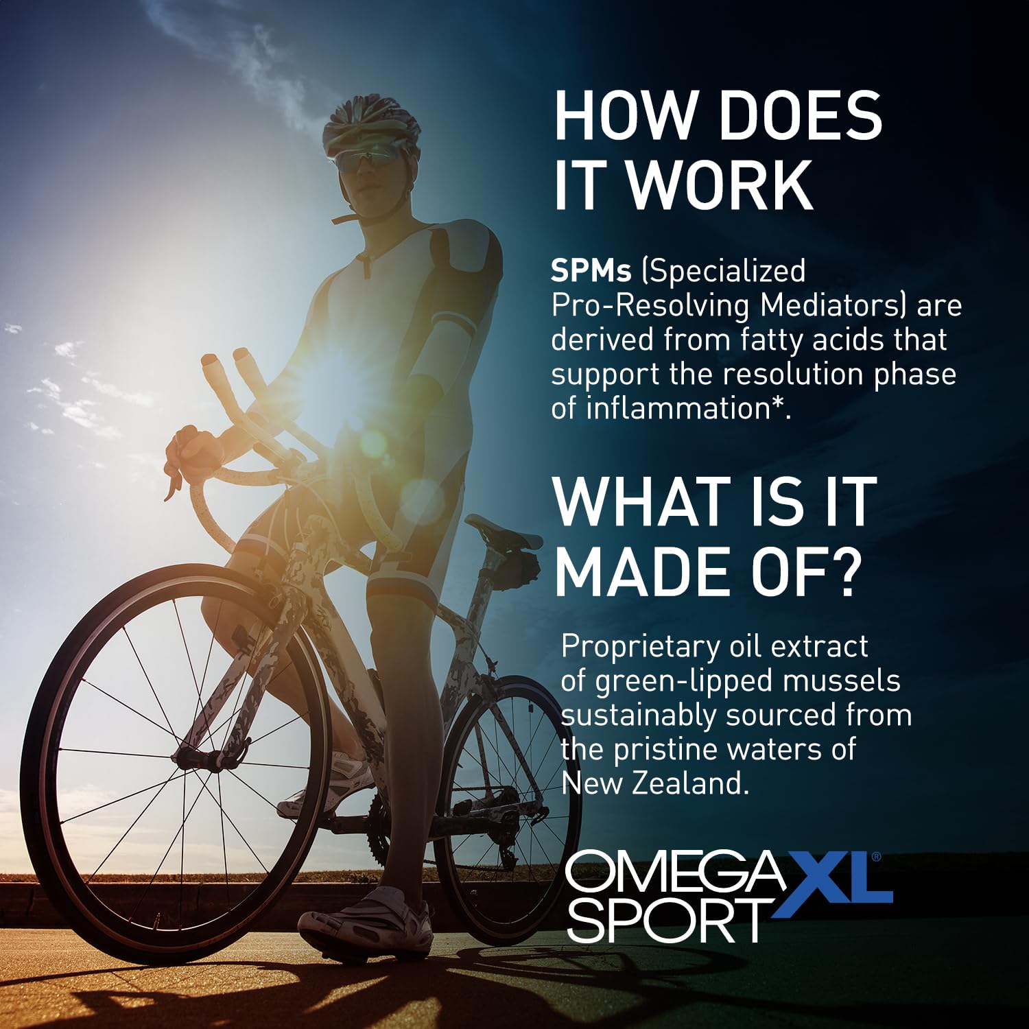 OmegaXL Sport: investigación clínica que apoya mejoras en movilidad post ejercicio.