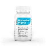 Omne Diem Histamina Digest DAO, botella, apoyo para tolerancia alimentaria.