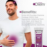 OmneDiem Drink HD, envase y caja listos para viajar.