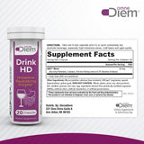 OmneDiem Drink HD, etiqueta frontal: fácil identificar uso diario.