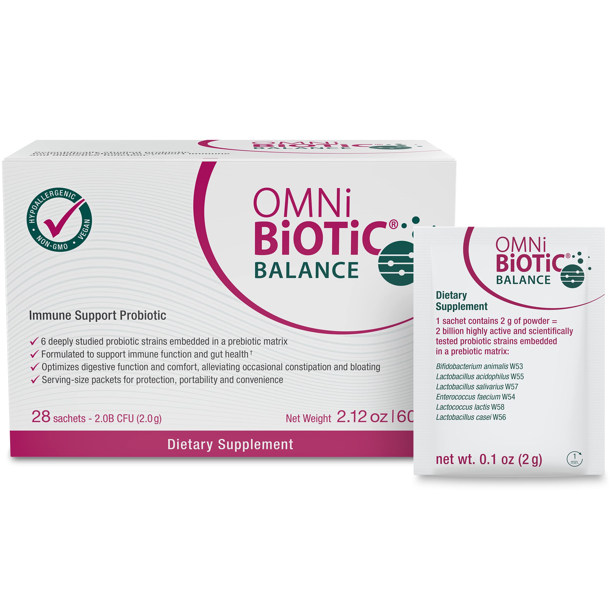 OMNi BiOTiC Balance Probiótico polvo: apoyo al equilibrio intestinal y al sistema inmune