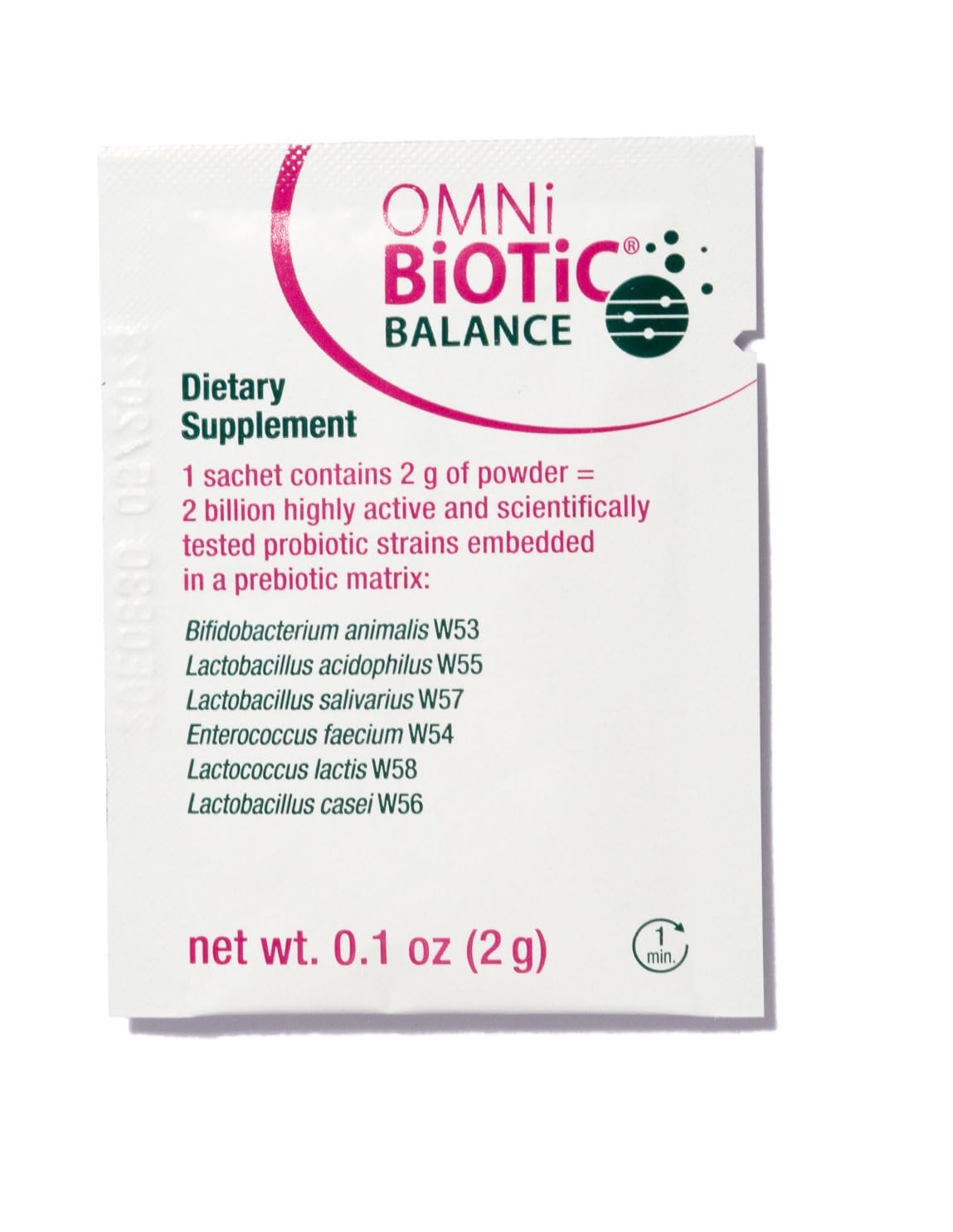 Uso en viaje OMNi BiOTiC Balance formato portátil y práctico