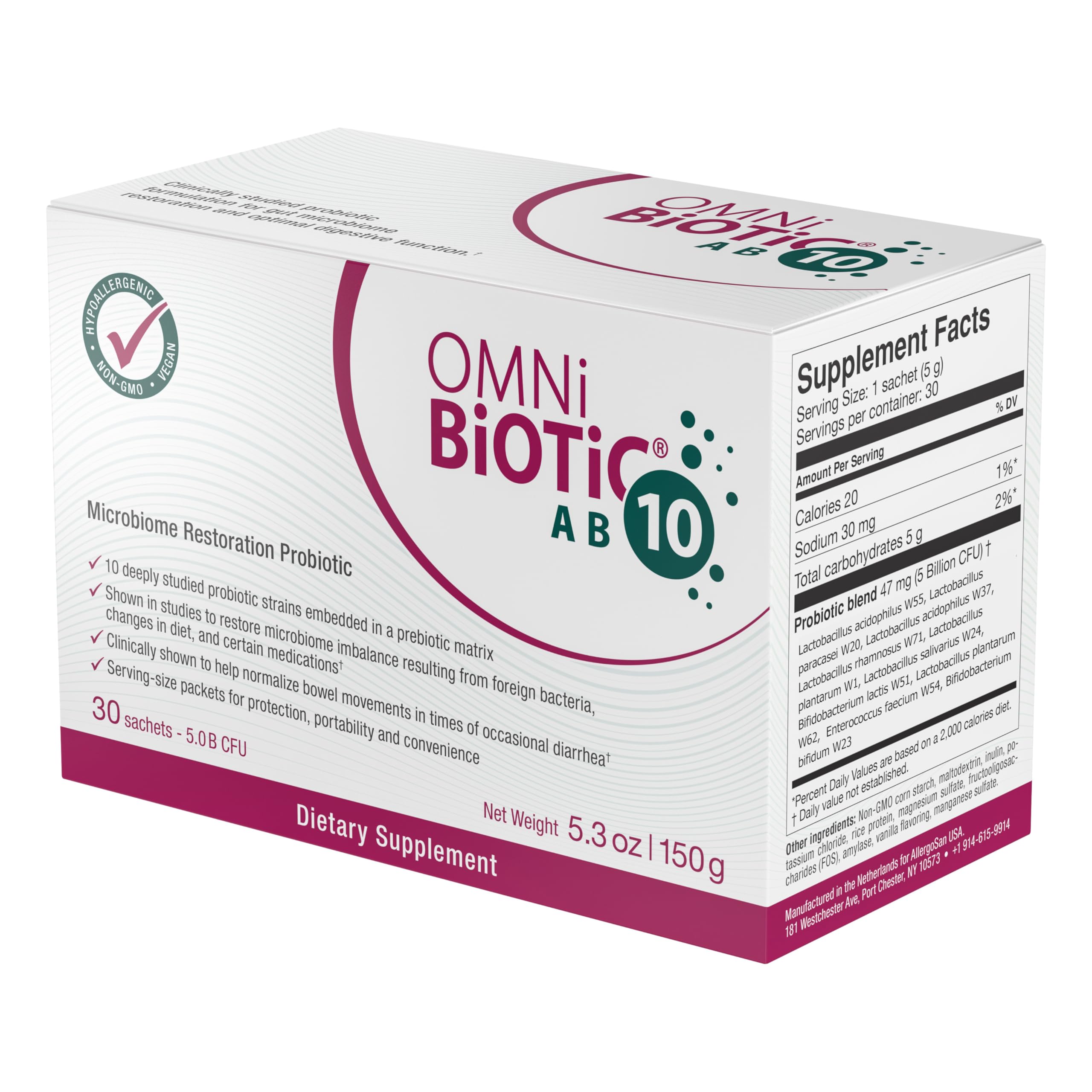 OMNi BiOTiC AB 10: formato portátil para llevarlo contigo