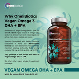 Cápsulas OmniBiotics en la mano: tamaño cómodo para uso diario