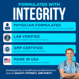 OmniBiotics Vision Clarity, envase con calidad verificada en instalación cGMP.