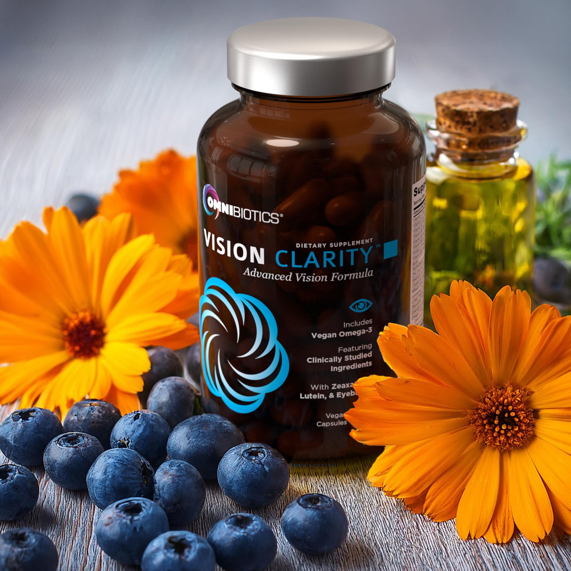 OmniBiotics Vision Clarity, para vida activa y protección ocular cotidiana.