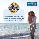 OmniBlue Minerales del Océano: apoyo digestivo saludable y regular.