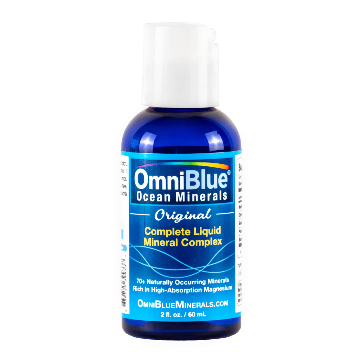 OmniBlue Minerales del Océano: equilibrio de electrolitos para hidratación estable.