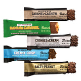 Omnicoast Barebell Bar, 10-pack, sabor Galleta y Crema, snack proteico práctico para el día.