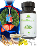 Omnite Omnibreathe: etiqueta detallada con información de ingredientes y beneficios.