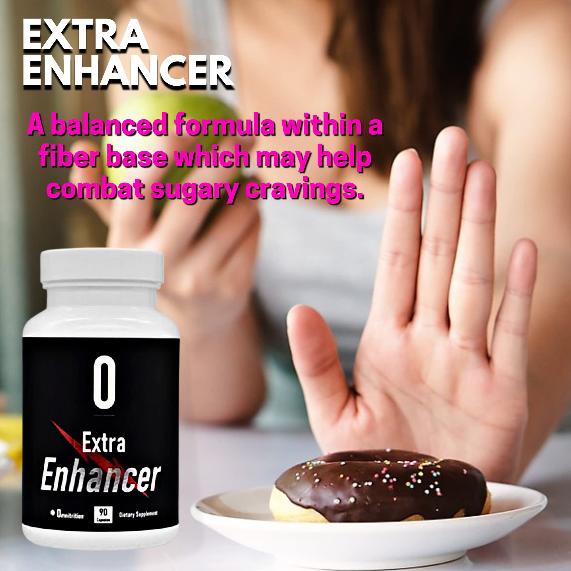 Omnitrition OmniTrim Extra Enhancer etiqueta clara de ingredientes clave para tomar decisiones informadas