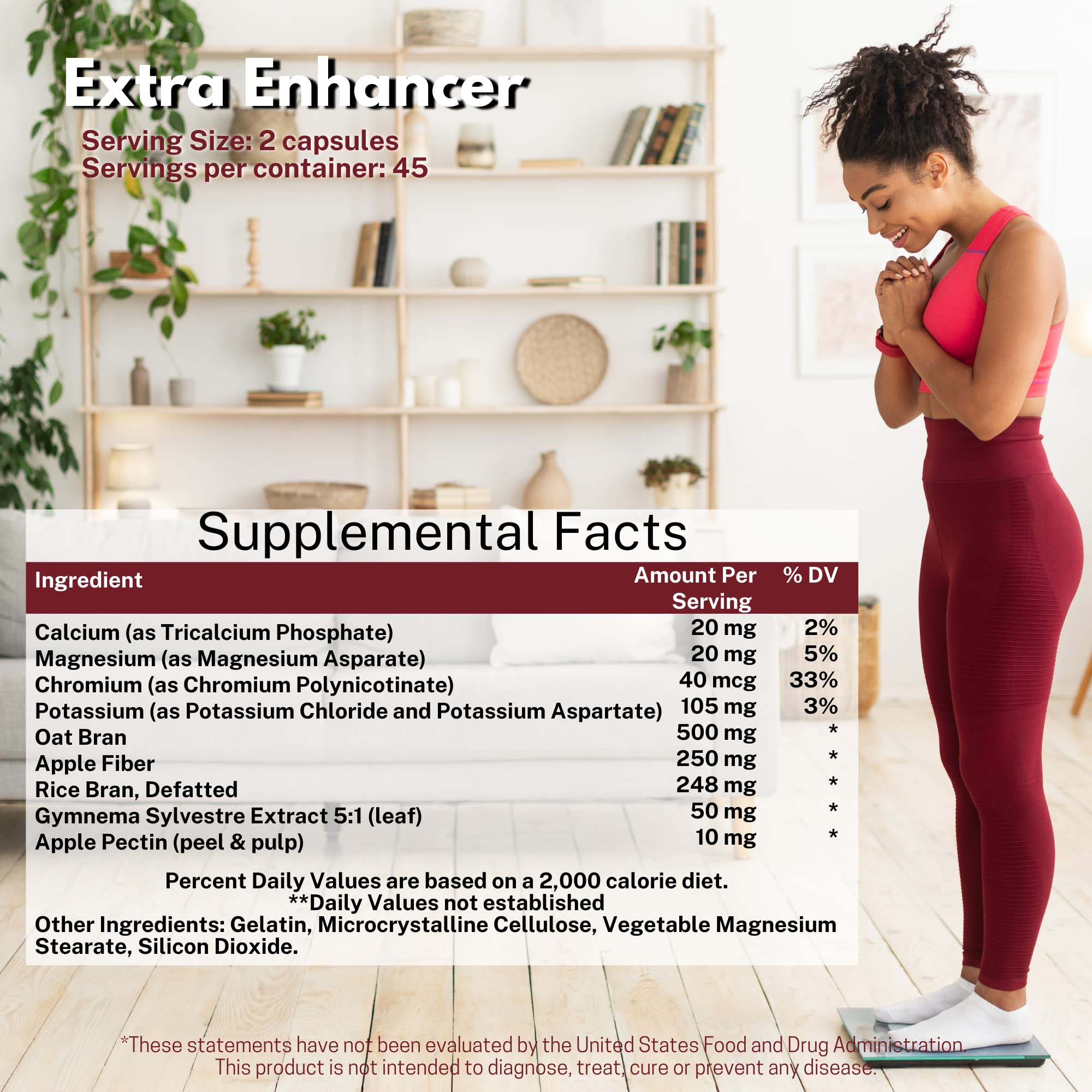 Omnitrition OmniTrim Extra Enhancer botella con diseño ergonómico para uso diario
