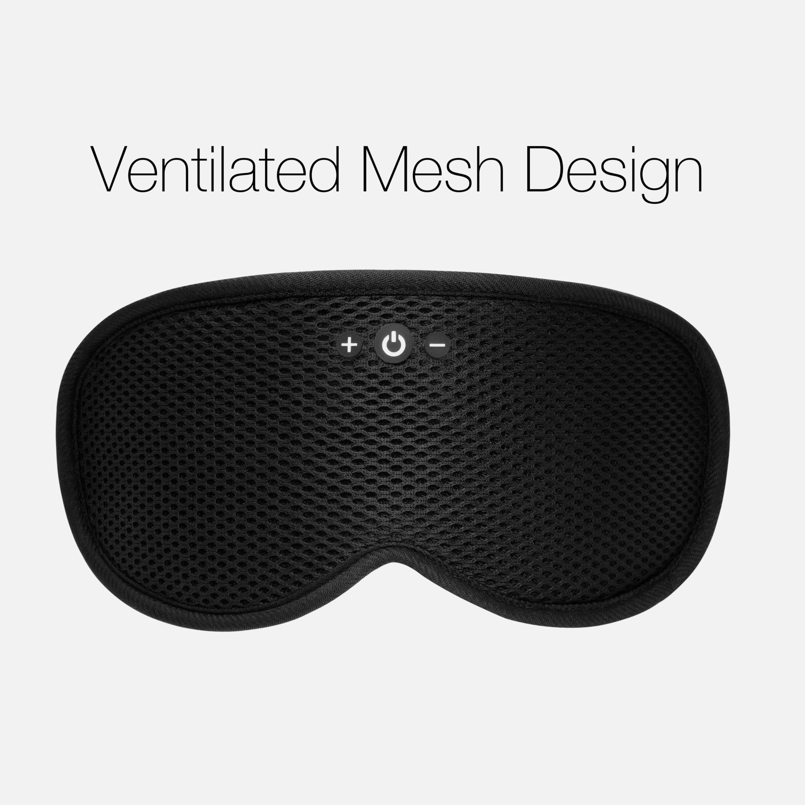 OMNU mascara para dormir con auriculares, ajuste cómodo para uso nocturno