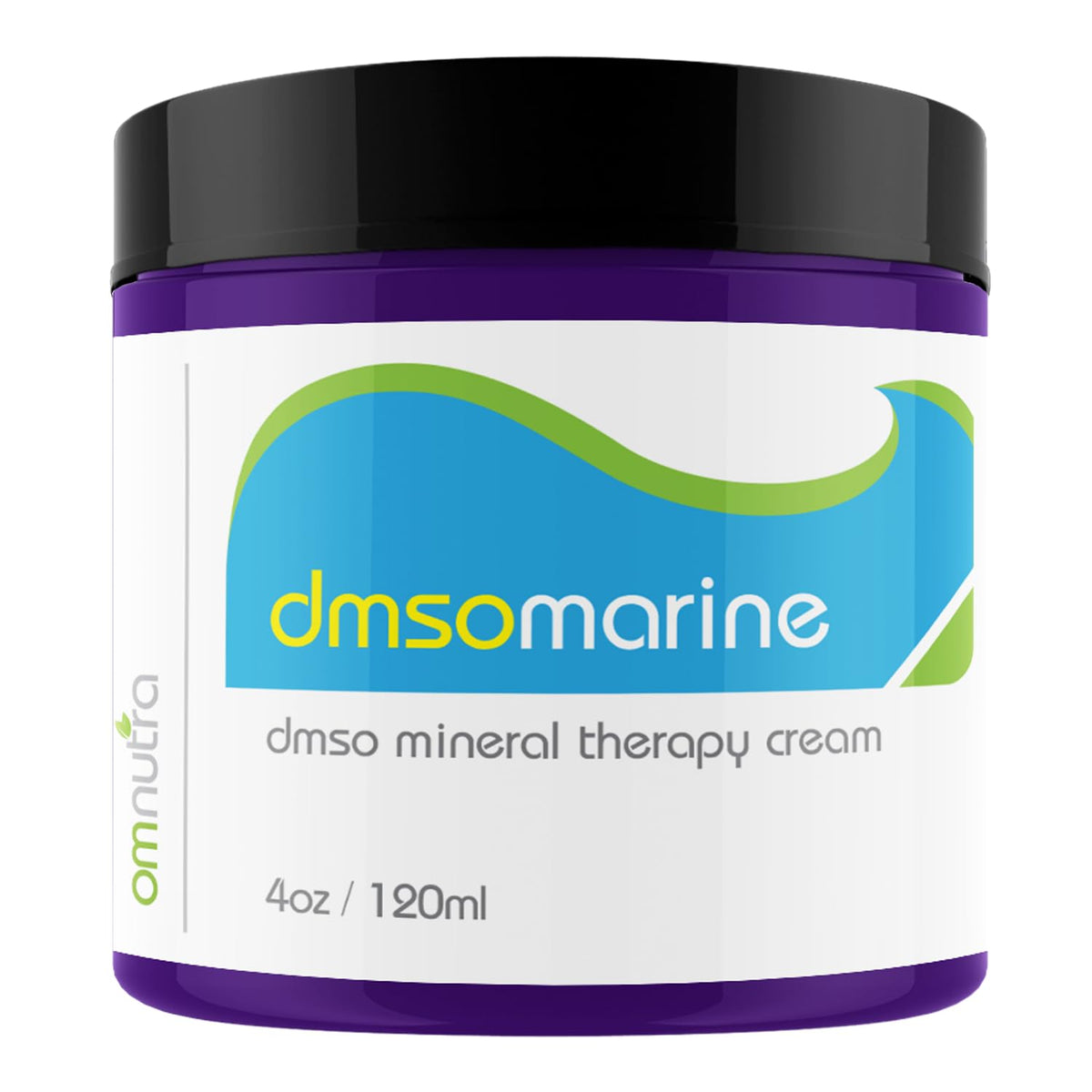 OmNutra DMSO crema: aplicación suave para piel hidratada.