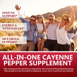 Uso diario de ONAIS Cayenne Drops para apoyar bienestar.
