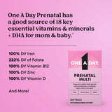 One A Day hierro capsulas: ayuda a transportar oxígeno a mamá y bebé.