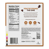 Barra ONE proteina sabor s'mores con chocolate y malvavisco lista para desayunar.