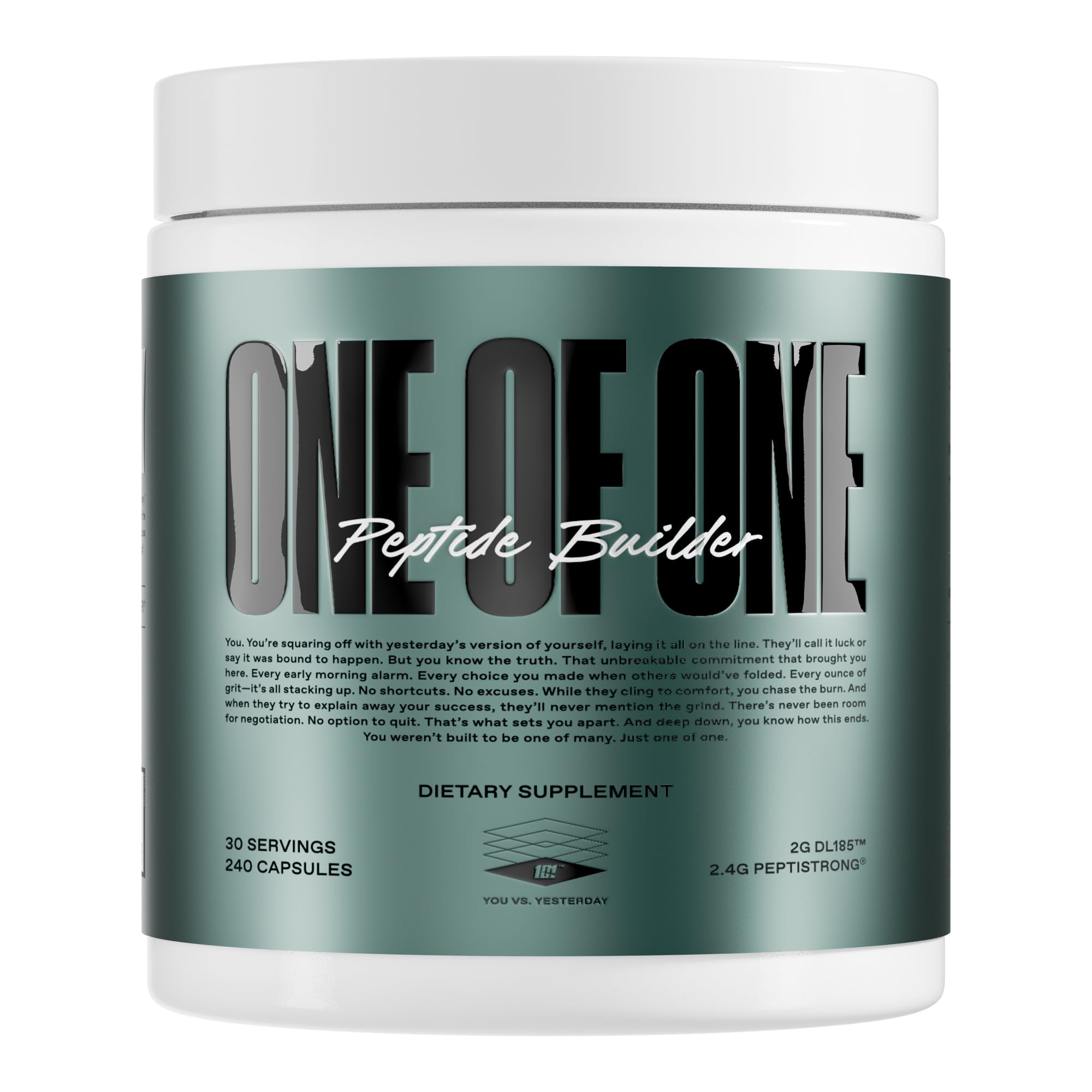 ONE OF ONE frasco de péptidos sin sabor para mezclar en bebidas y entrenamientos