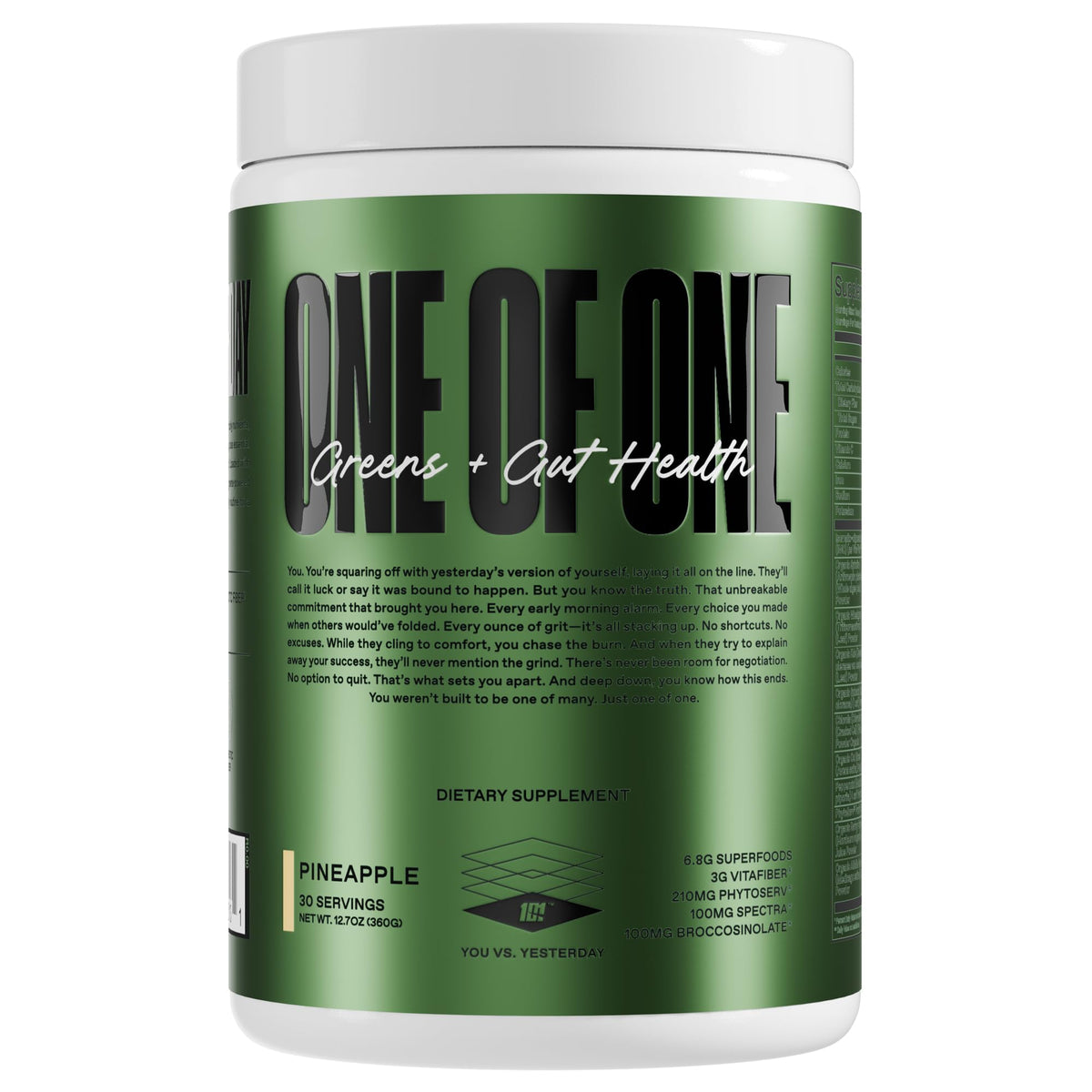 ONE OF ONE Verdes - embalaje premium para empezar tu rutina diaria de salud