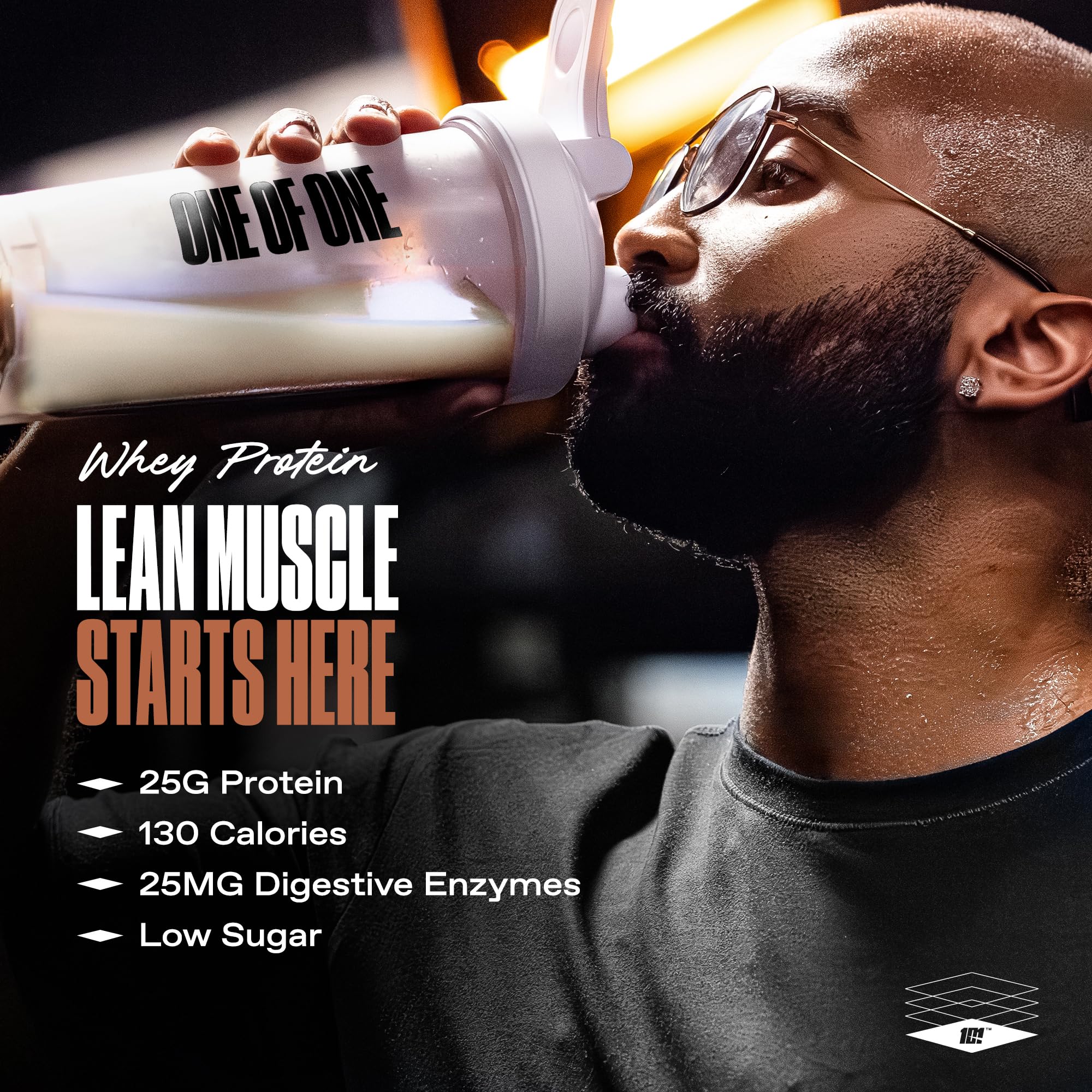 ONE OF ONE Whey: etiqueta sin gluten para tranquilidad dietética