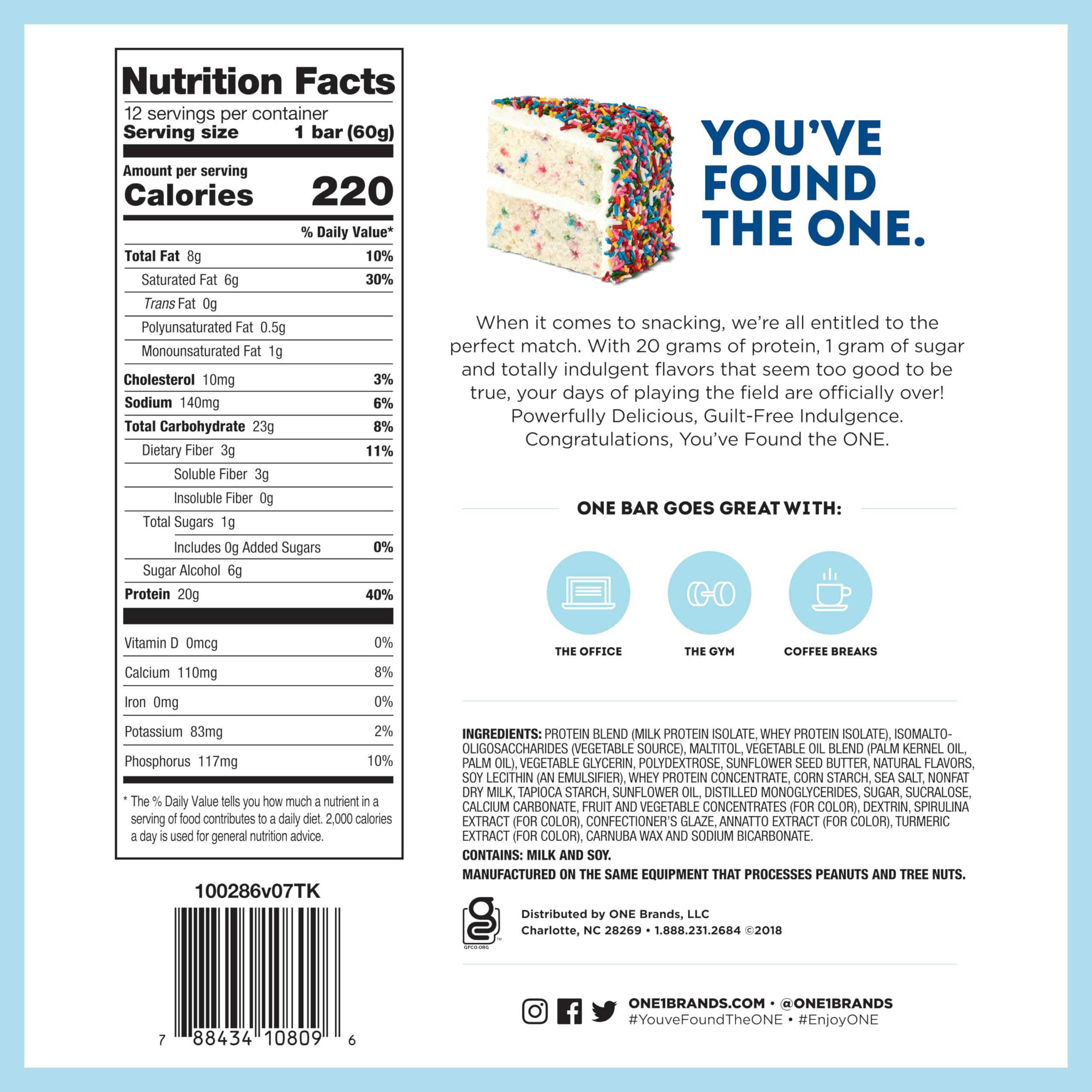 ONE envase práctico para llevar, snack saludable en cualquier lugar