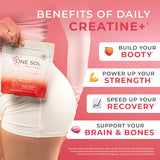 One Sol Creatine: sabor Sour Cherry para una experiencia agradable durante entrenos