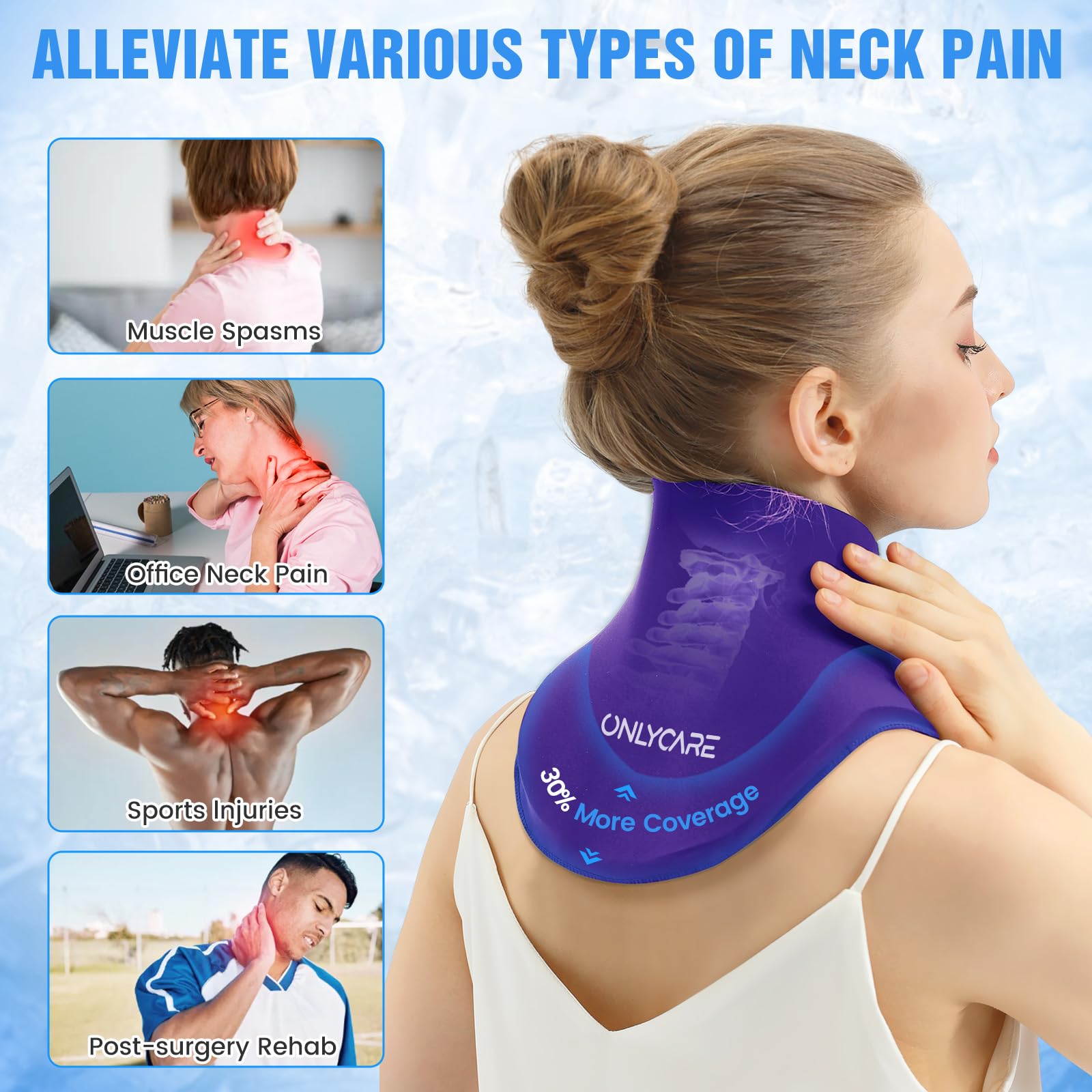ONLYCARE ajuste Velcro talla unica para uso manos libres