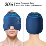Gorro ONLYCARE con terapia caliente y fría para confort natural.